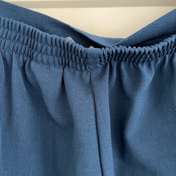 Alfred Dunner pull on pants 24W- blue - Picture 2 of 4